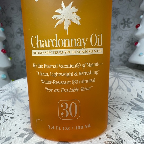 Vacation Tanning Bundle Chardonnay Oil Bronzing Lotion & Baby Oil Christmas - Picture 7 of 12